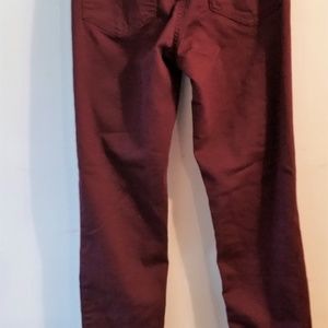 HM Pants - HM Burgundy High Waisted Skinny Pant Size 23-24 HM Pants - HM Burgundy High Waisted Skinny Pant Size 23-24